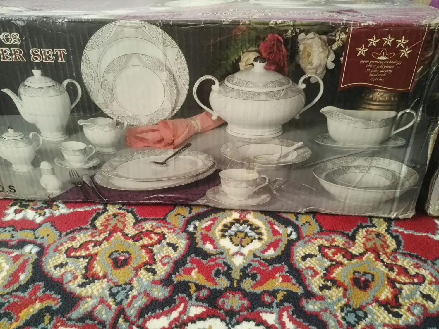 سرویس ظرف چینی ۱۲ نفره شیک ۱۳۸ پارچه|ظروف سرو و پذیرایی|لار, |دیوار