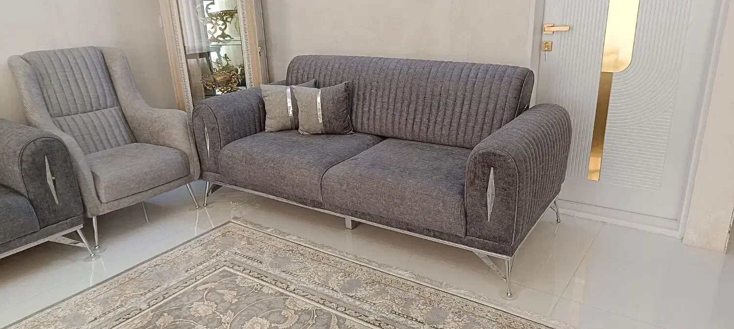 مبل هشت نفره نو|مبلمان خانگی و میز عسلی|بهار, |دیوار