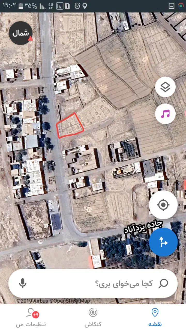 زمین یزدآباد|فروش زمین و ملک کلنگی|کاشان, یزدآباد|دیوار