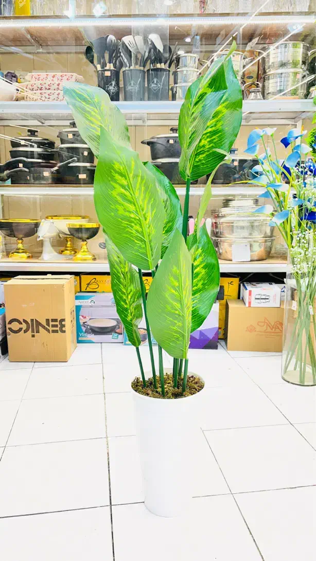 گلدان برگ مصنوعی یک متری،آویز آشپزخانه وارداتی|گل مصنوعی|بروجرد, |دیوار