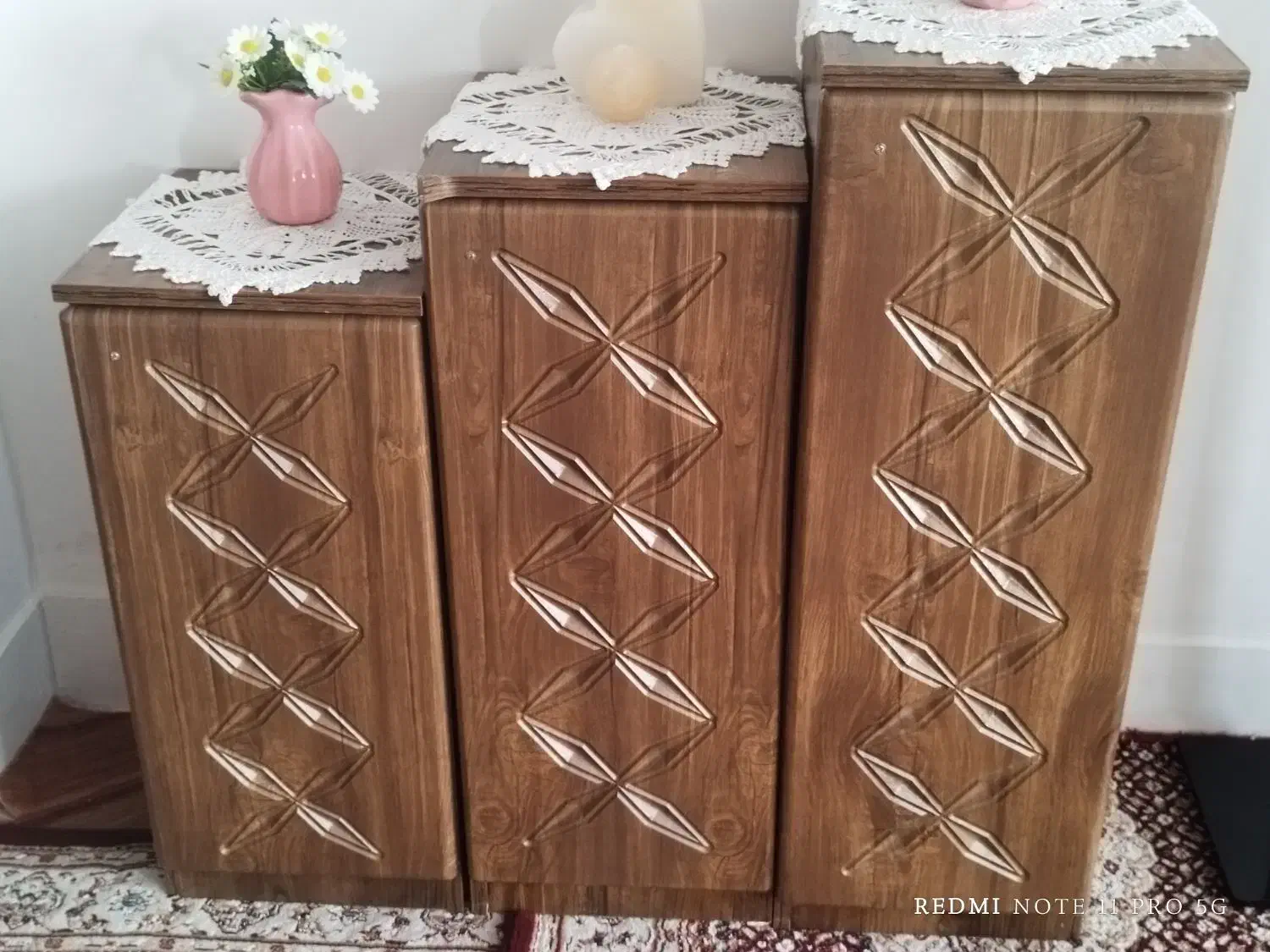 جا کفشی سه تیکه در حد نو|جاکفشی، کمد، دراور|اردبیل, |دیوار