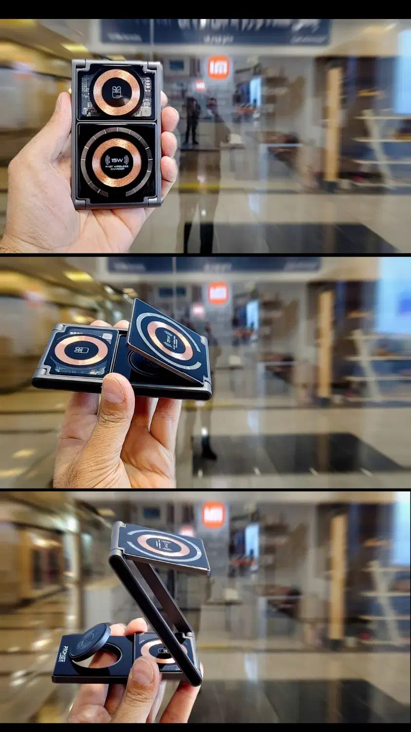 شارژر بی سیم ۳ کاره Promate|لوازم جانبی موبایل و تبلت|گرگان, |دیوار