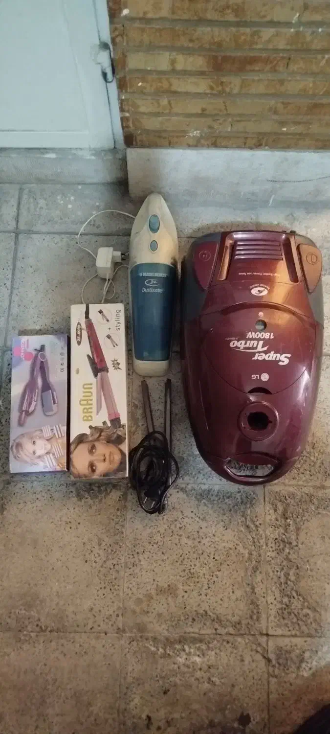 ۵عدد لوازم برقی شخصی و خانگی|جاروبرقی، جارو شارژی، بخارشو|اندیشه, اندیشه فاز ۱|دیوار