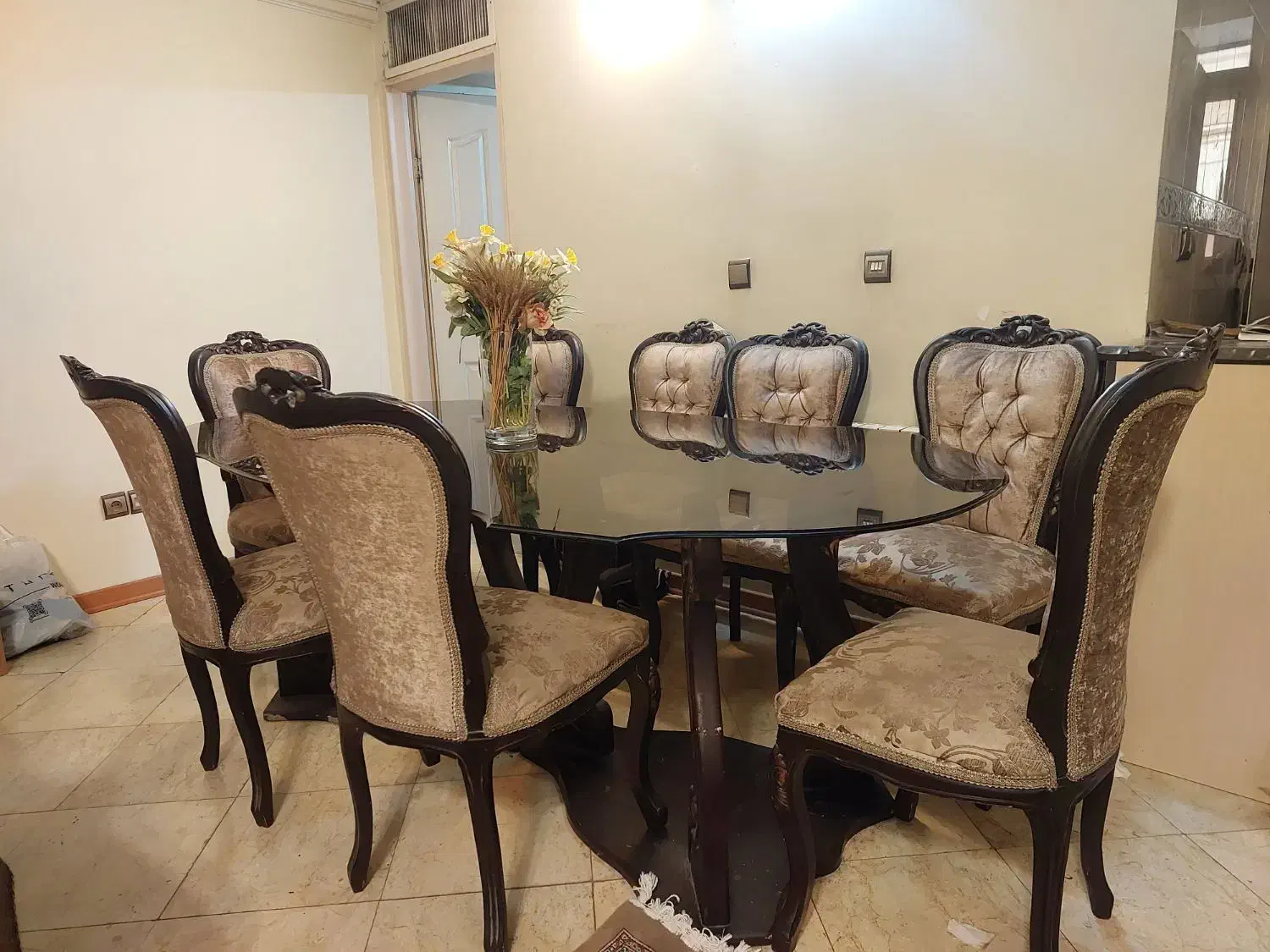 میز نهار خوری چوب راش|میز و صندلی غذاخوری|تهران, ارم|دیوار