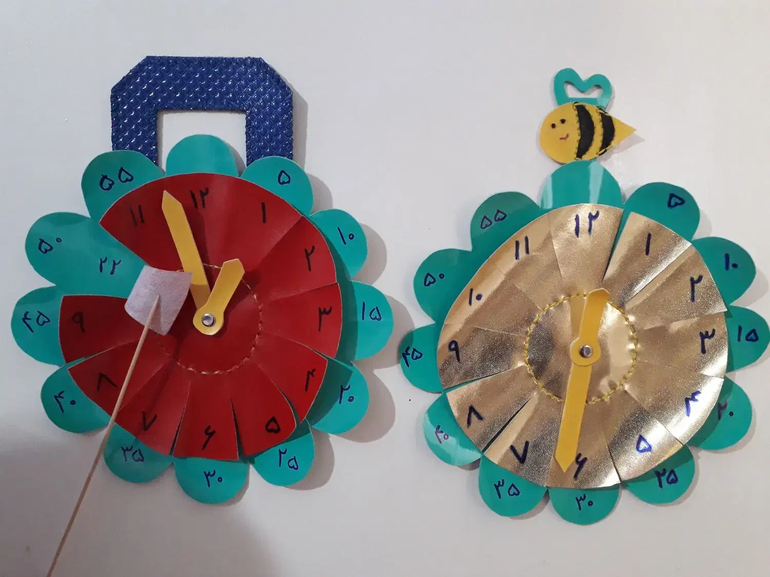 ساعت آموزشی چرم|ساعت دیواری و تزئینی|بندرعباس, |دیوار