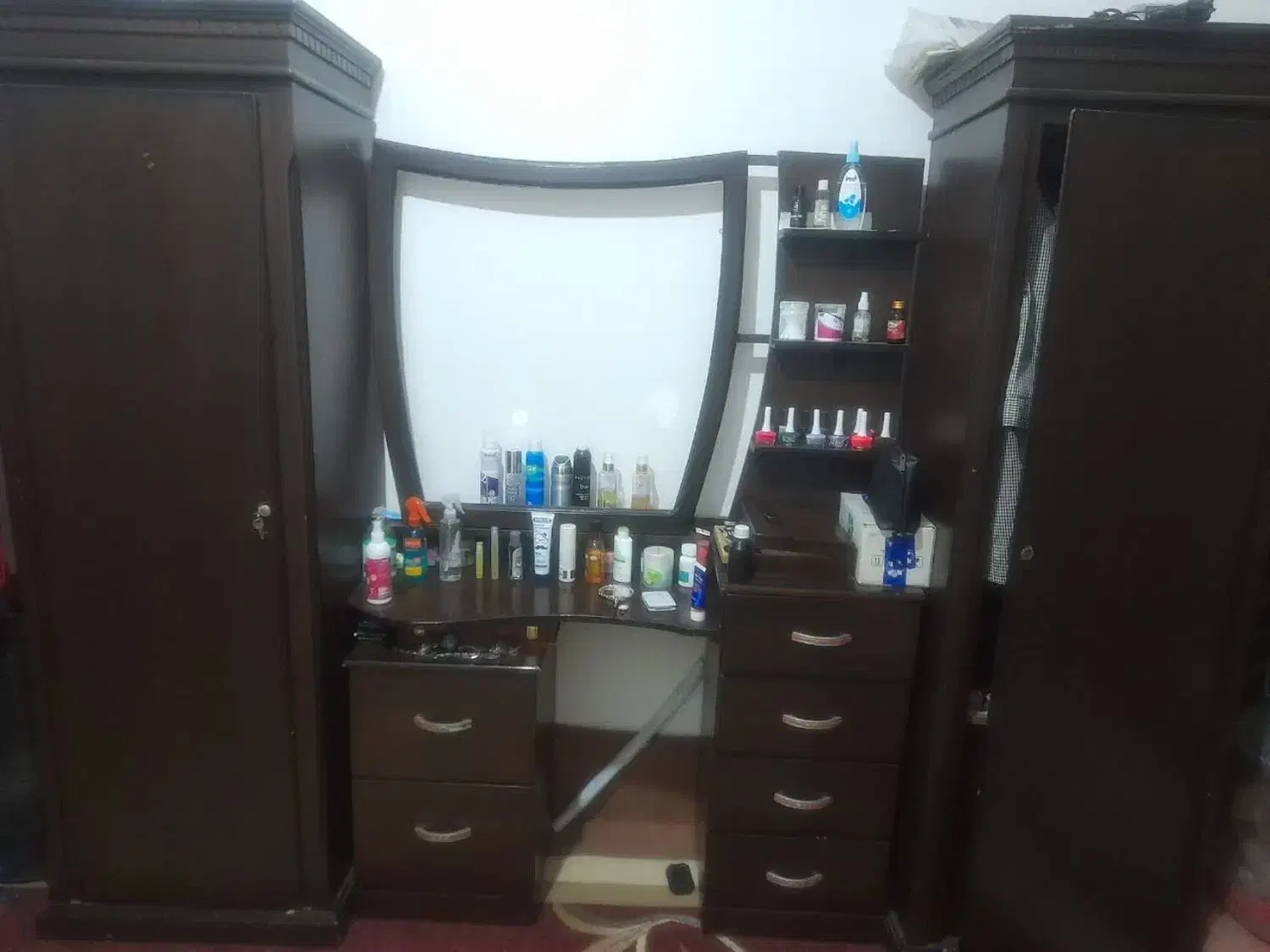 کمد لباس|جاکفشی، کمد، دراور|گلبهار, شهر جدید گلبهار|دیوار