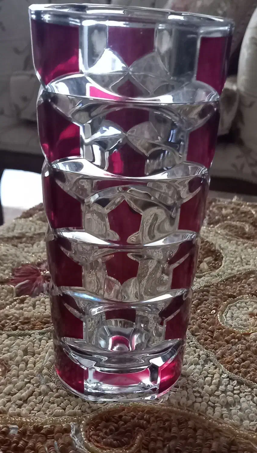 گلدان کریستال اصل فرانسه مارکدار|مجسمه، تندیس، ماکت|شیراز, معالی‌آباد|دیوار