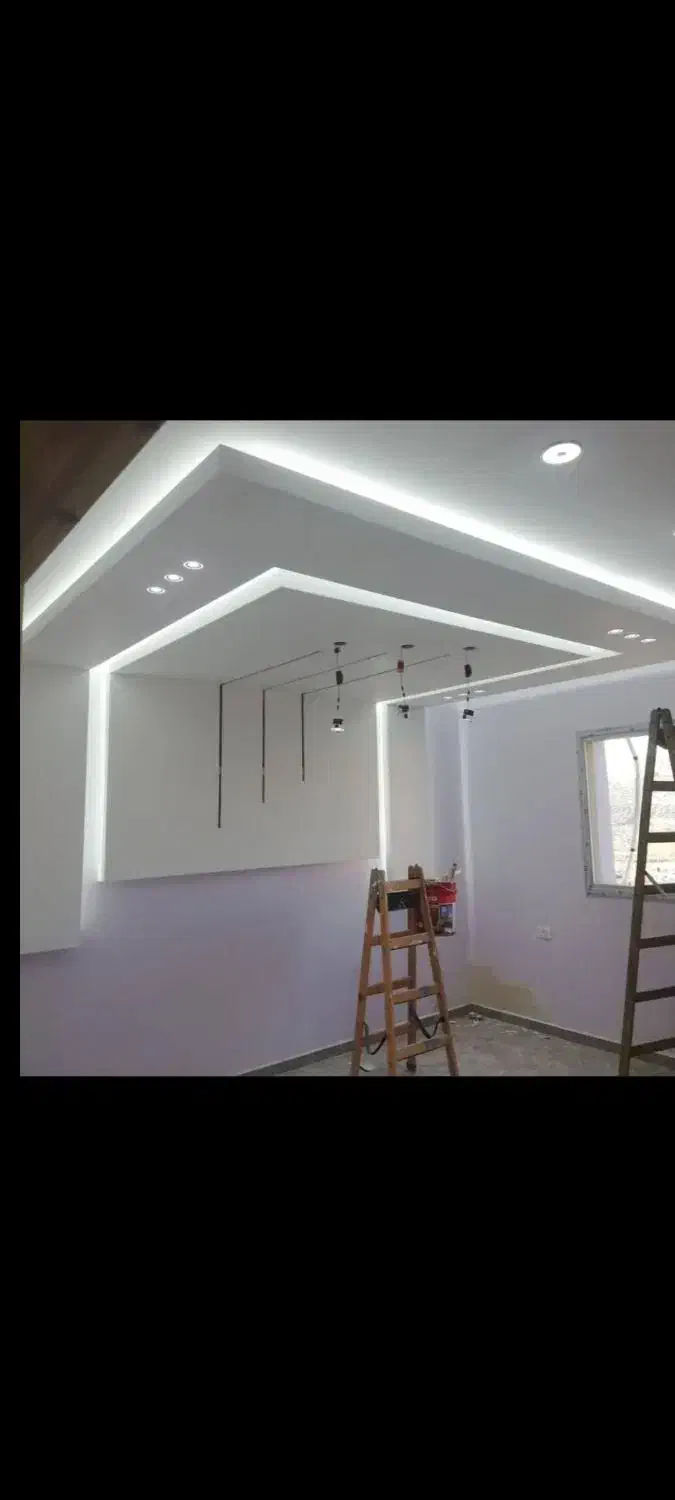 کناف ، گچبری ،  تایل، پی وی سی|خدمات پیشه و مهارت|فلاورجان, |دیوار