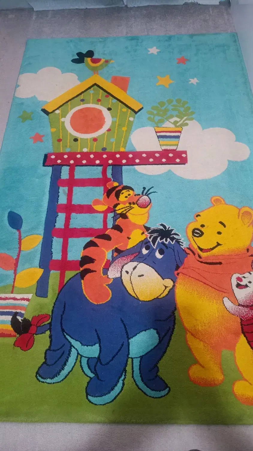 قالی فانتزی کودک ۴ متری|فرش|کرمان, |دیوار