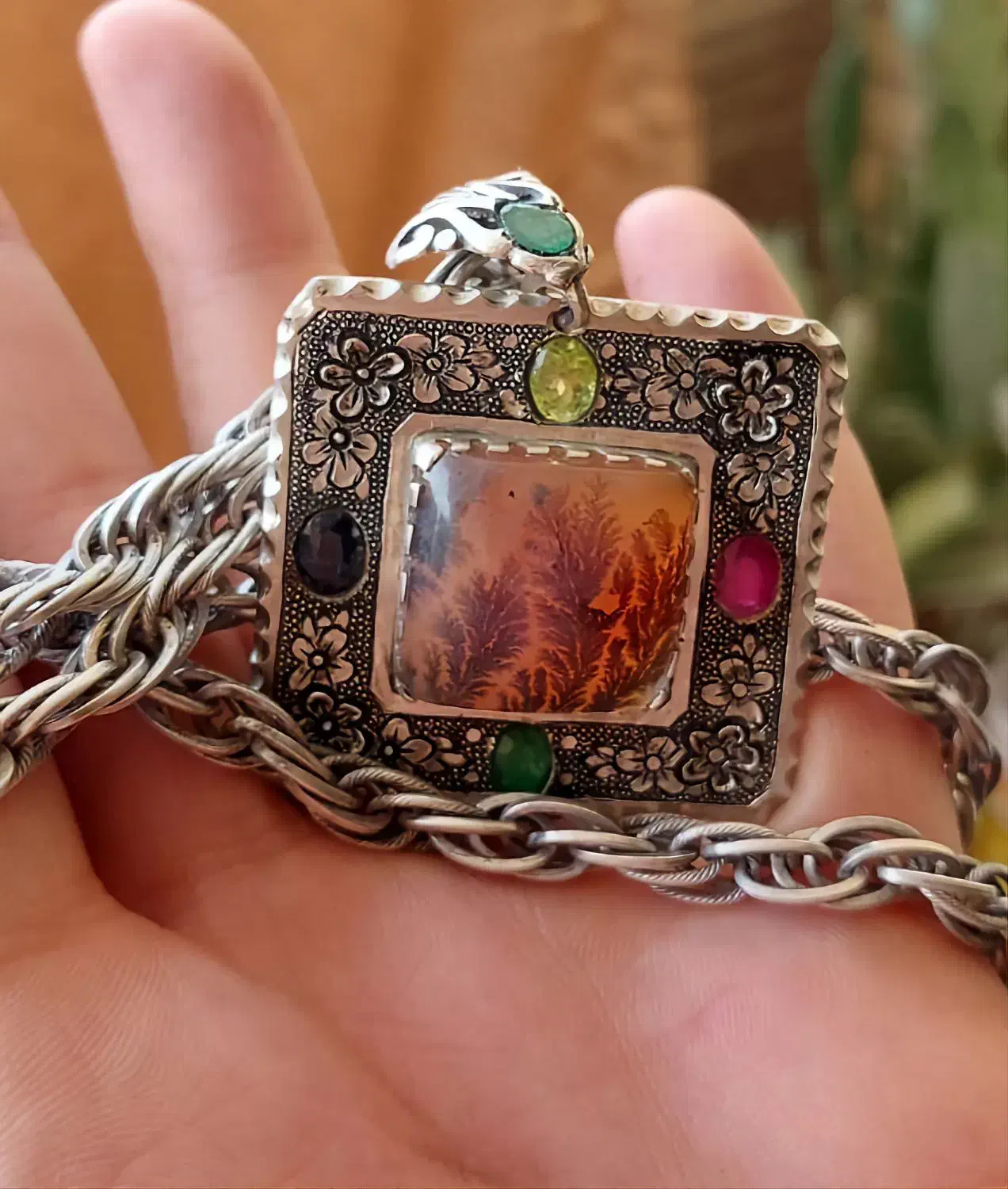 عقیق شجر دار کلکسیونی|جواهرات|اصفهان, هفتون|دیوار