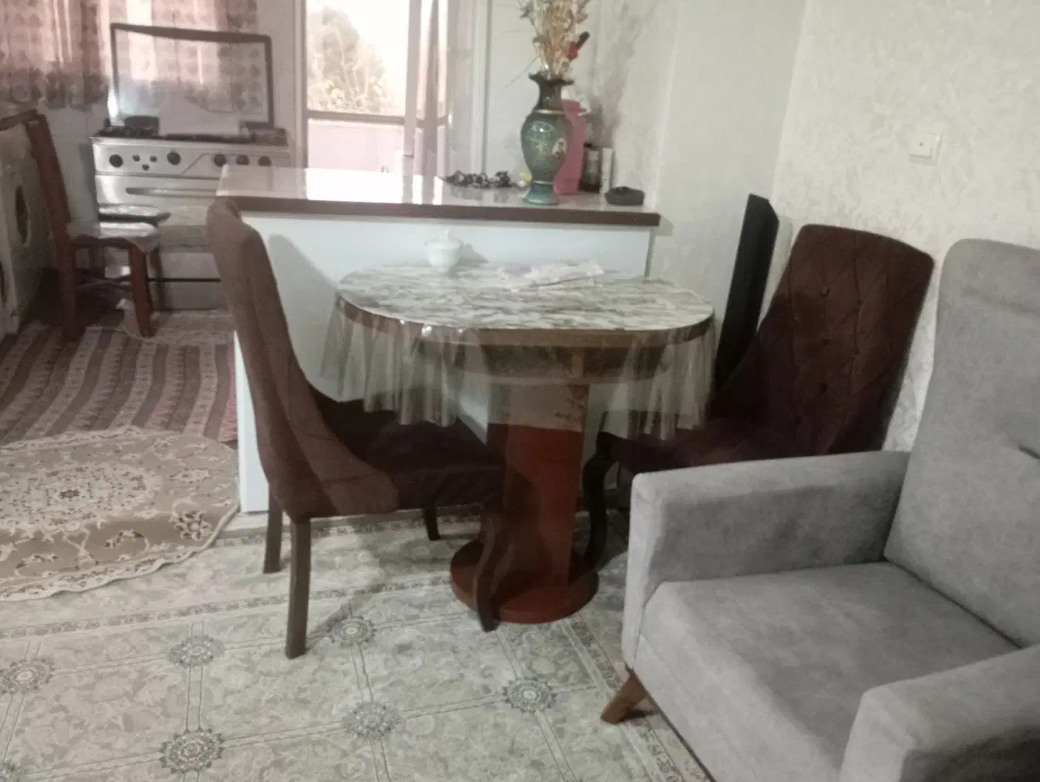 نهار خوری دو نفره|میز و صندلی غذاخوری|اسلامشهر, شهرک واوان|دیوار