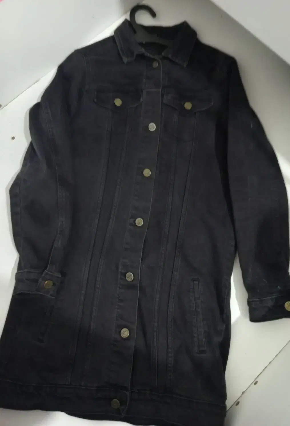 کت جین زنانه زغالی|لباس|مراغه, |دیوار