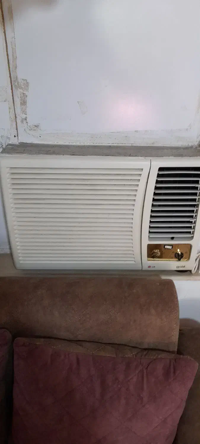 کولر پنجره ای الجی موتور بزرگ پیستونی|کولر گازی و فن‌کوئل|لشت نشا, |دیوار