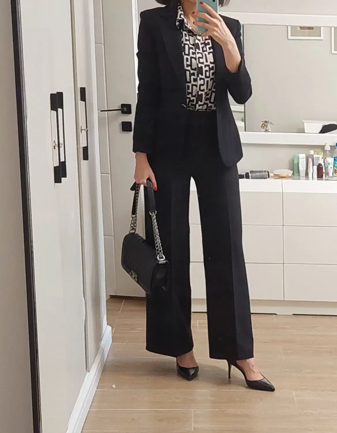 شومیز مجلسی ساتن ابریشم و پیراهن خال خالی|لباس|تهران, مجیدیه|دیوار