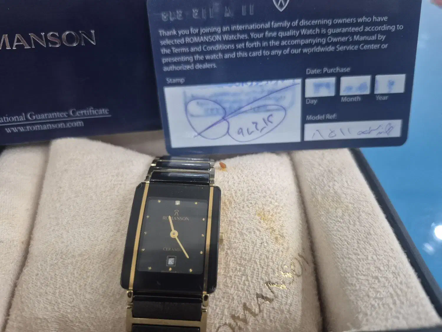 ساعت رومانسون سرامیکی اصل|ساعت|نهبندان, |دیوار