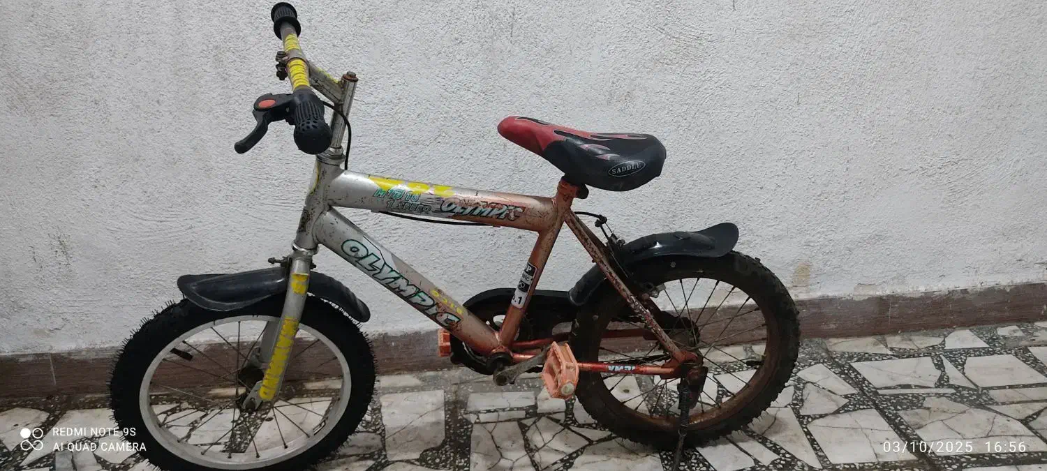 دوچرخه سالم سایز ۱۶ المپیک در لاهیجان|دوچرخه، اسکیت، اسکوتر|لاهیجان, کوی آزادگان|دیوار