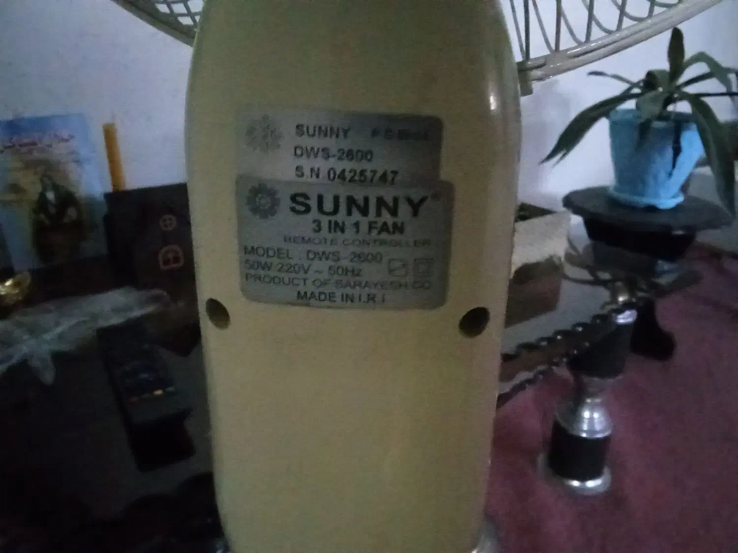 پنکه سالم و تمیز بهترین مارک سونی|پنکه و تصفیهکنندهٔ هوا|نجفآباد, امیرآباد|دیوار