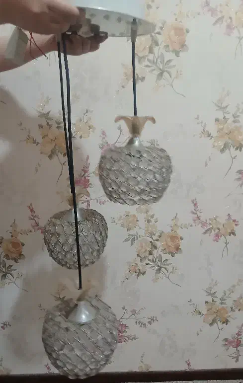 لوستر ۳تایی|لوستر و چراغ آویز|مشهد, امیر|دیوار