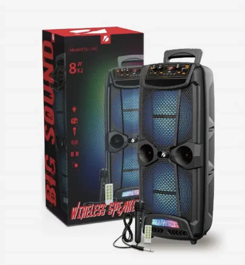 اسپیکر شارژی فوق حرفه ای (آکبند) 70 سانتی بمب صدا|پخش‌کننده همراه|مشهد, امام رضا (ع)|دیوار