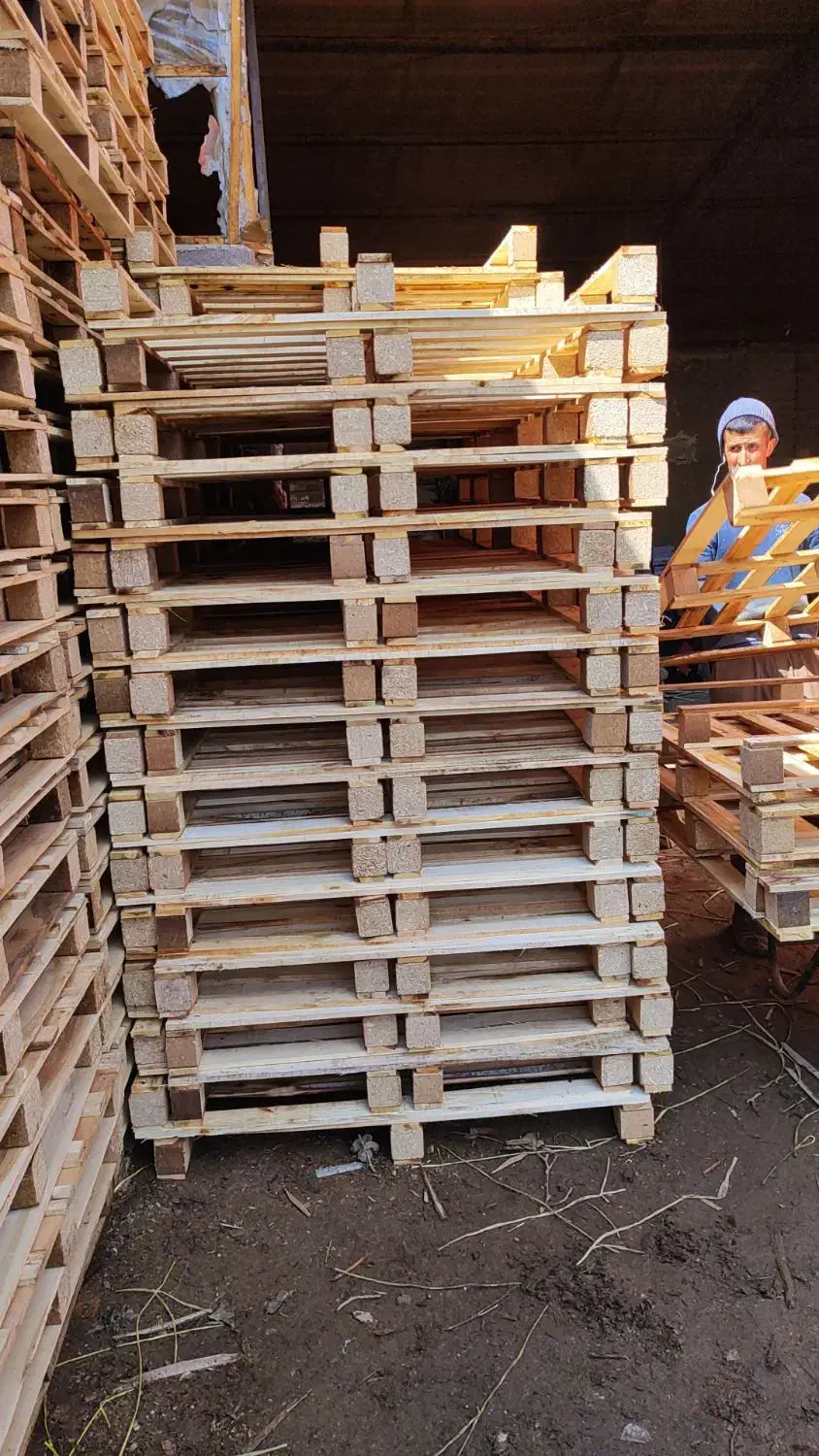 فروش عمده پالت چوبی کیفیت عالی|عمدهفروشی|صفادشت, |دیوار