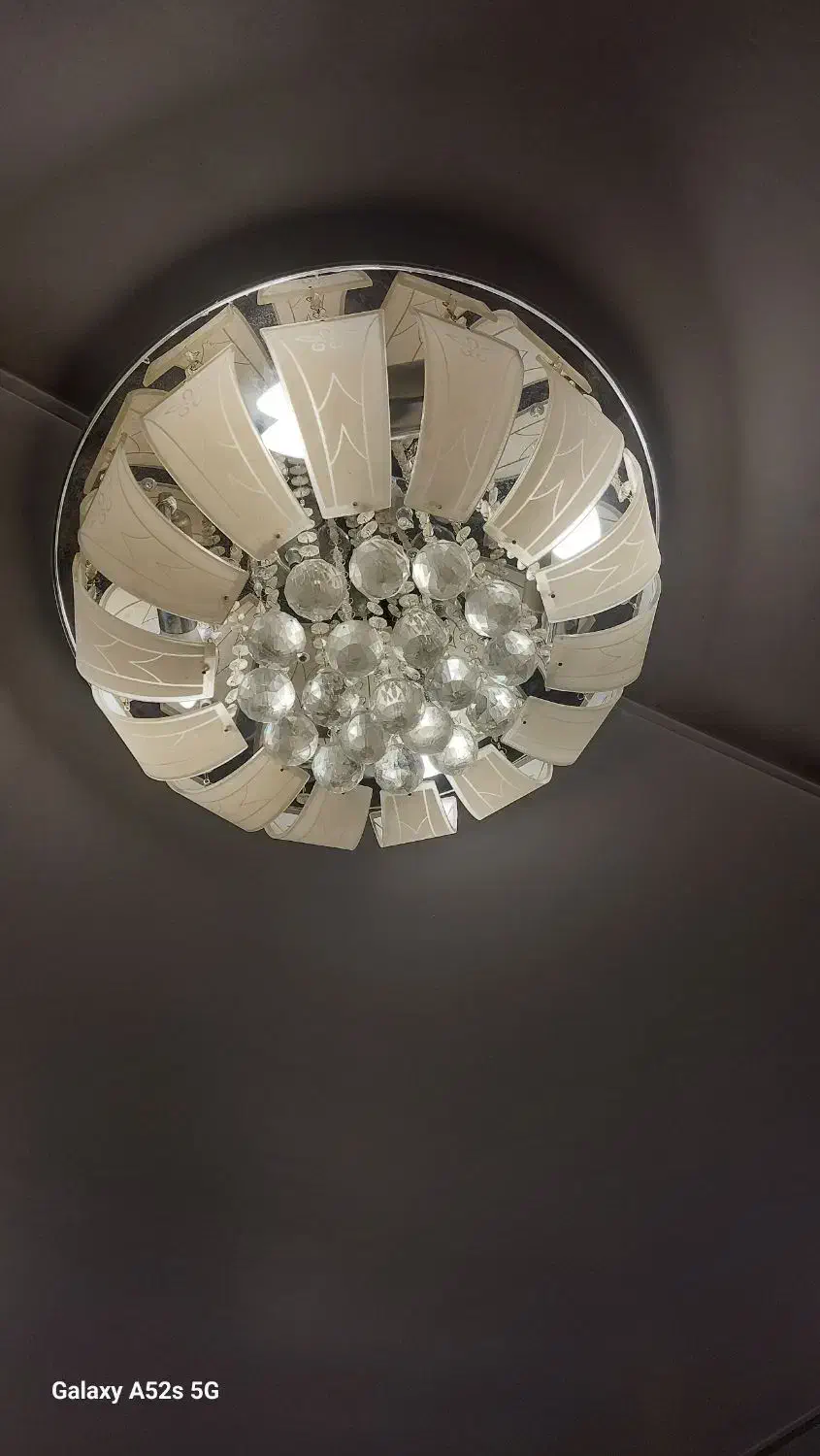 لوستر سقفی کریستال|لوستر و چراغ آویز|همدان, |دیوار