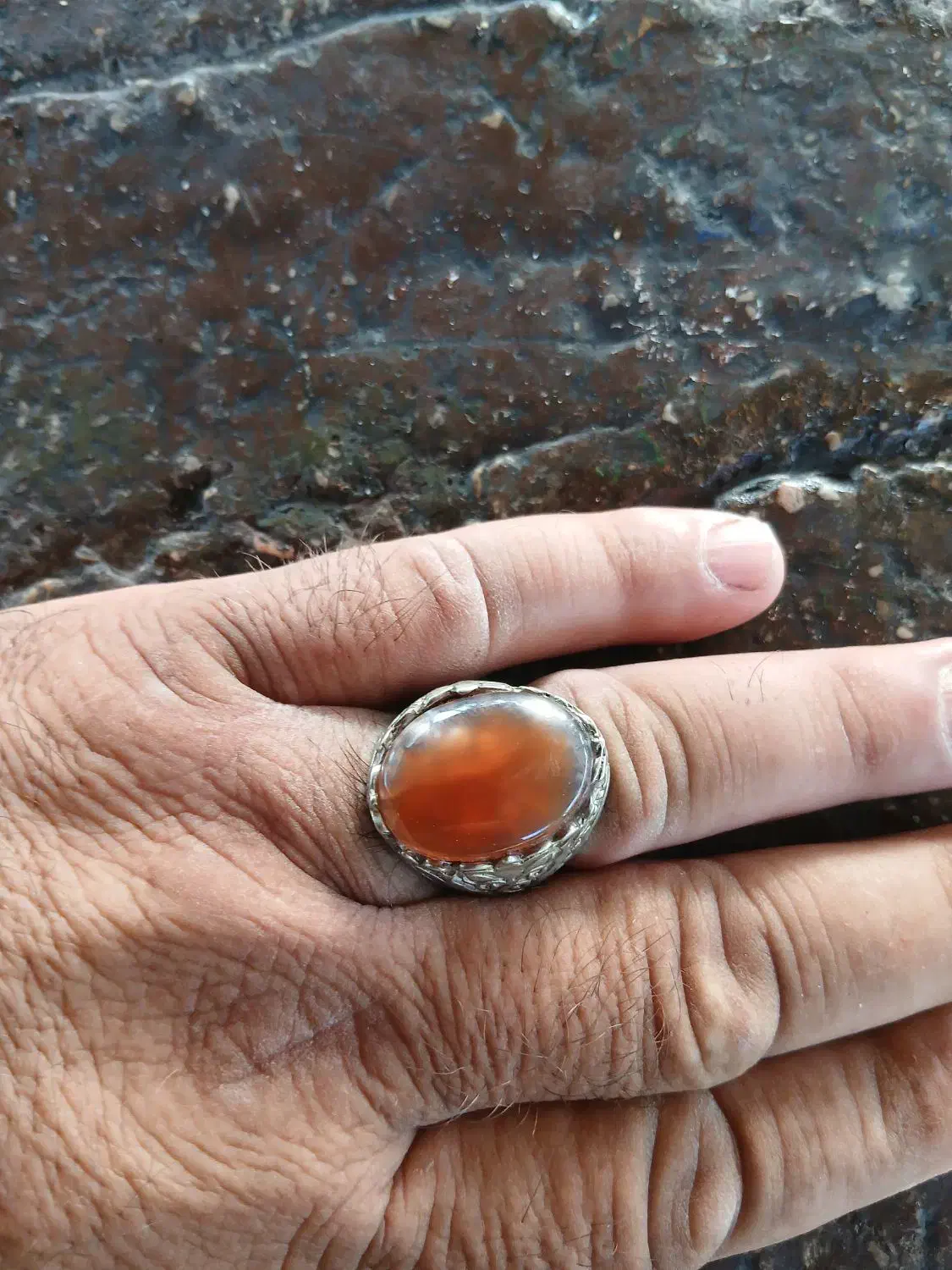 انگشترسنگ شجره|جواهرات|رامهرمز, |دیوار