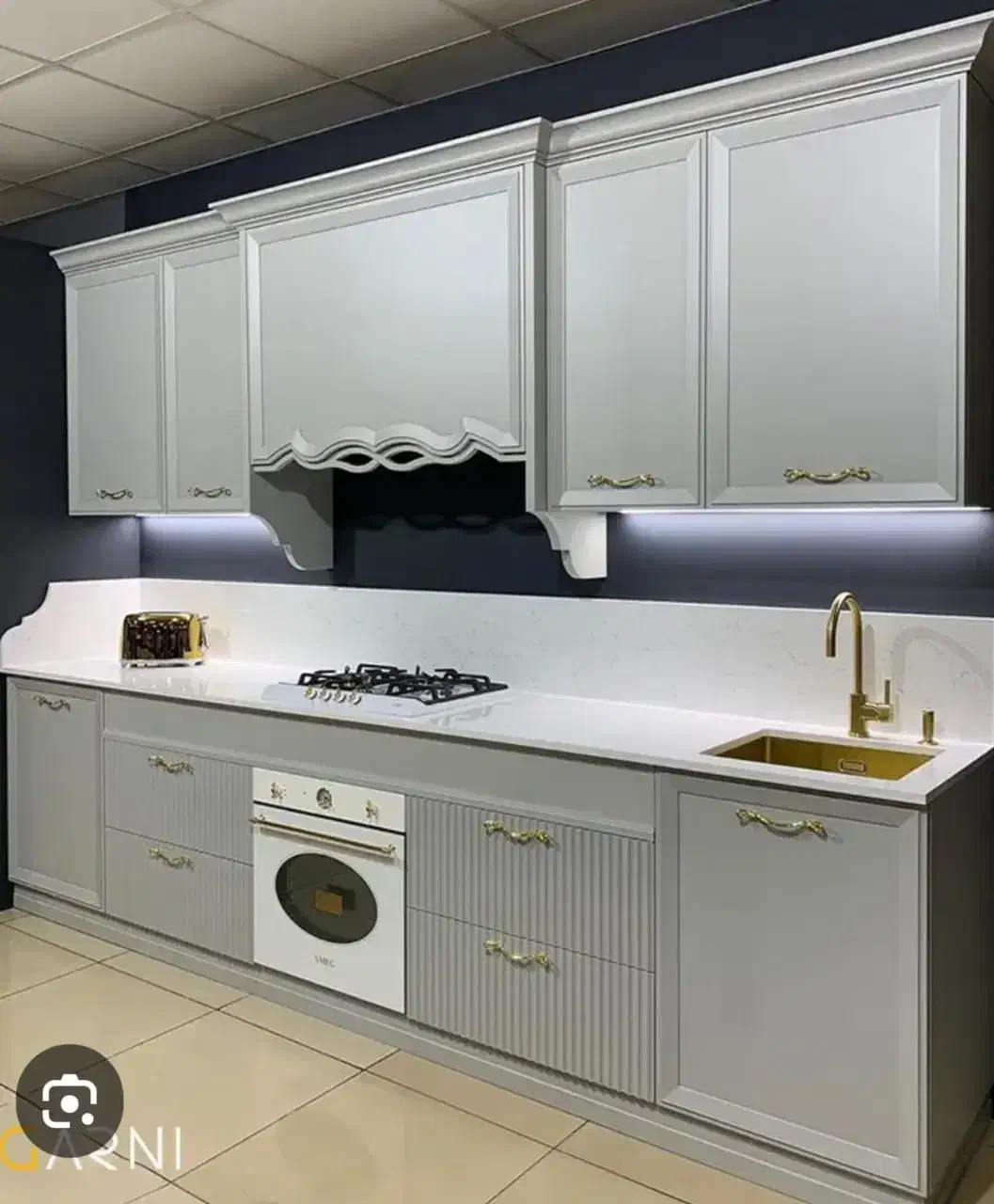 کابینت آماده پیش ساخته نئوکلاسیک طرح لوتوس|مصالح و تجهیزات ساختمان|پردیس, فاز ۴|دیوار