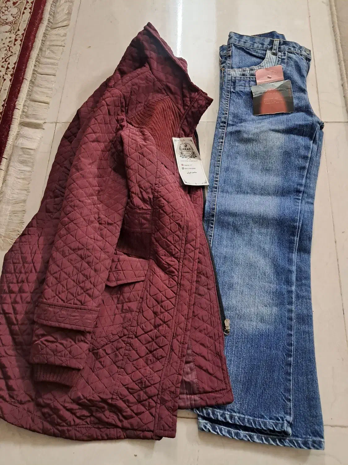 شلوار جین و کاپشن بارونی|لباس|شیراز, آزادگان|دیوار