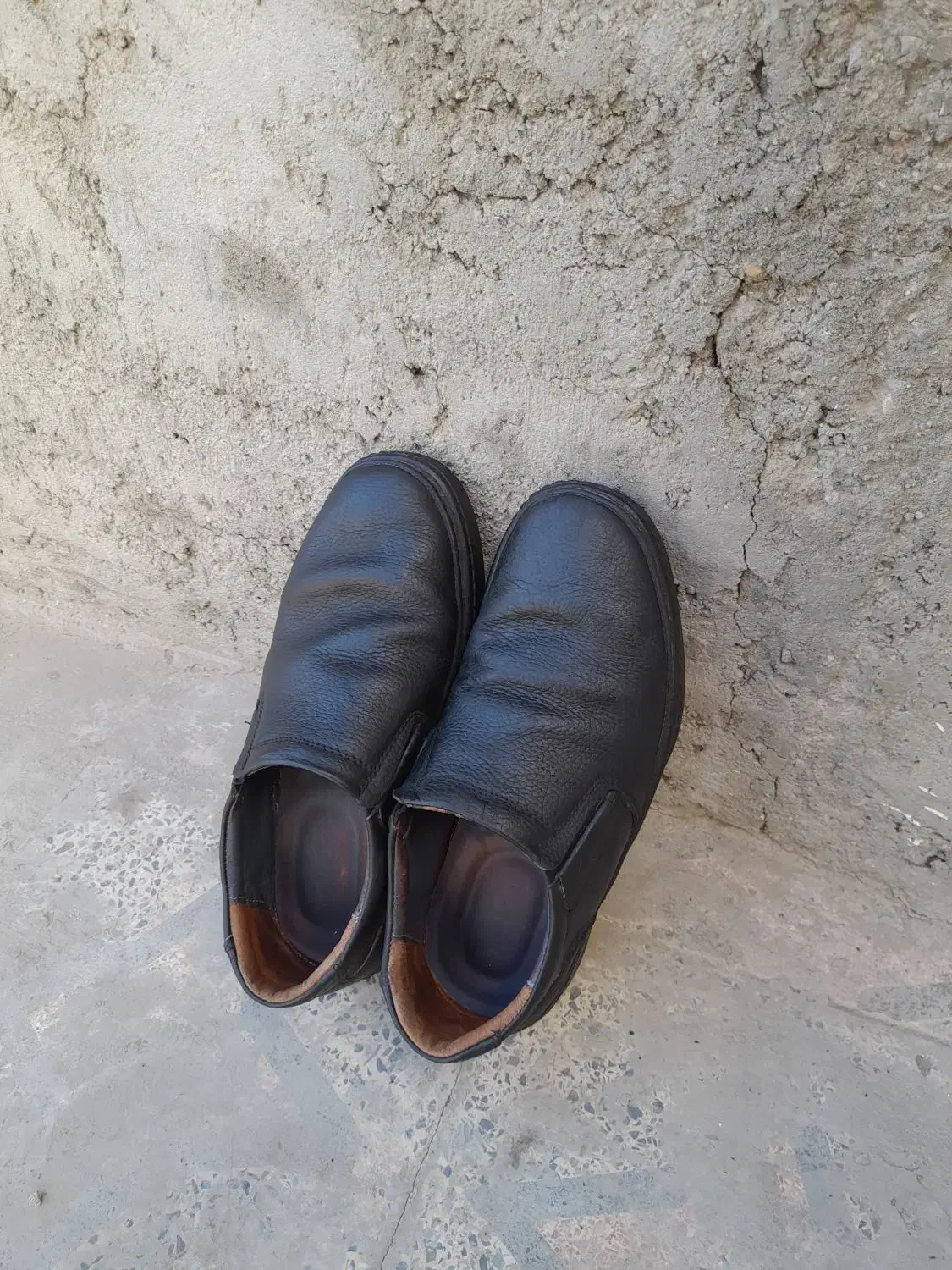 کفش چرم اصل اصل سایز ۴۱|کیف، کفش، کمربند|سیرجان, |دیوار