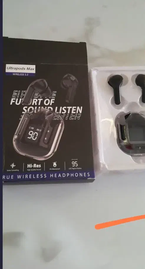 ایرپاد ultrapods max ورژن 5.3 نویز دار ضداب 5رنگ|لوازم جانبی موبایل و تبلت|نیشابور, دارایی|دیوار