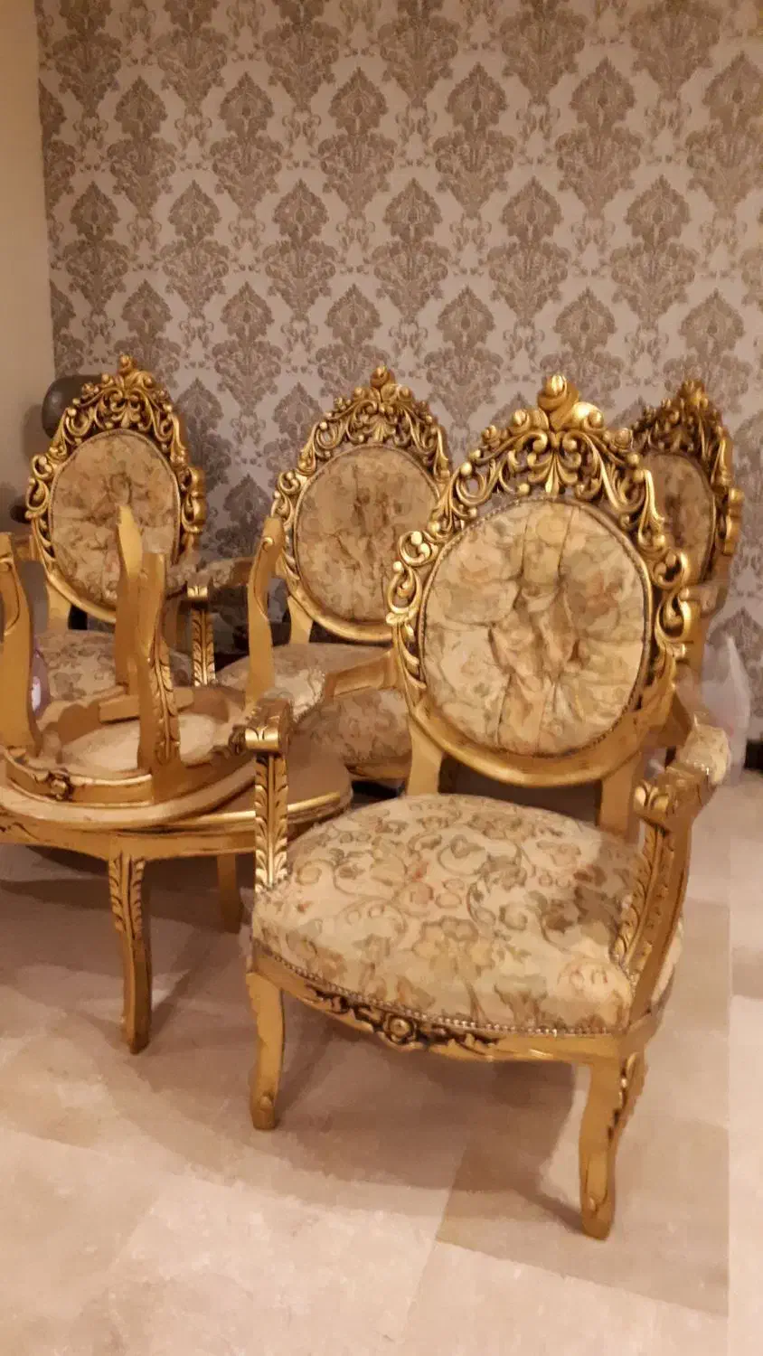 مبلمان استیل ۷ نفره|مبلمان خانگی و میز عسلی|تهران, شهر زیبا|دیوار