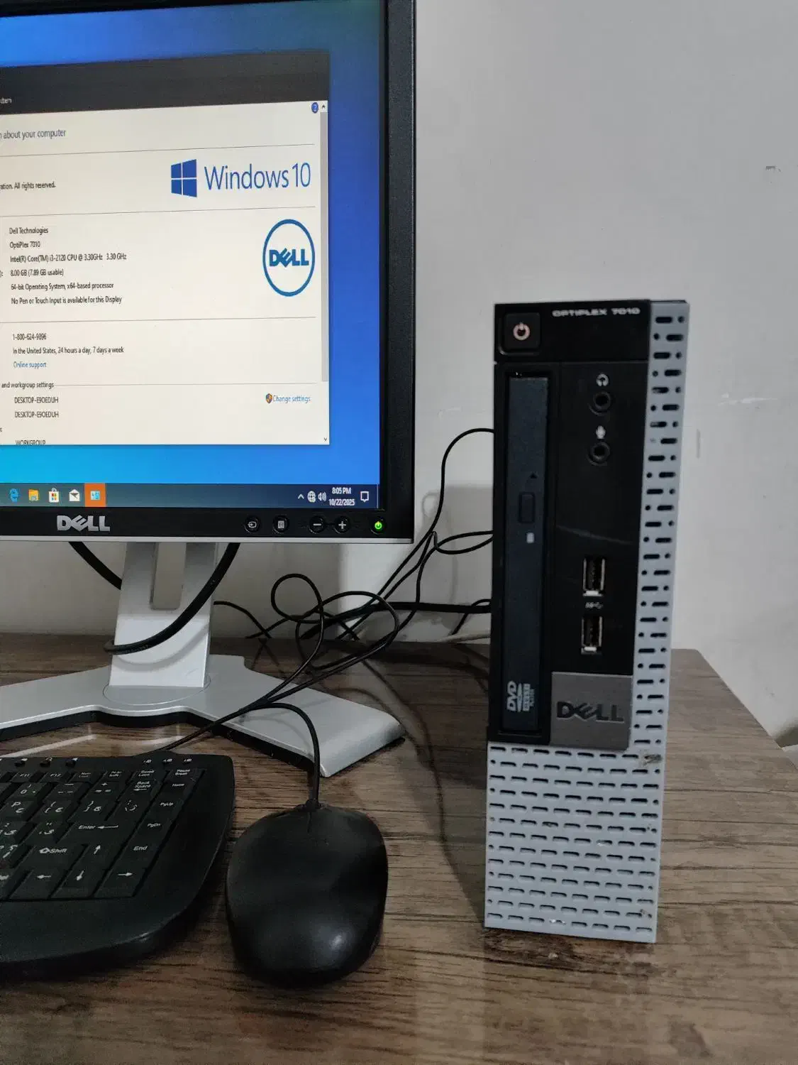 مینی کامپیوتر دل مدل OptiPlex 7010 (تاینی کیس)|رایانه رومیزی|شیراز, صاحب الزمان|دیوار