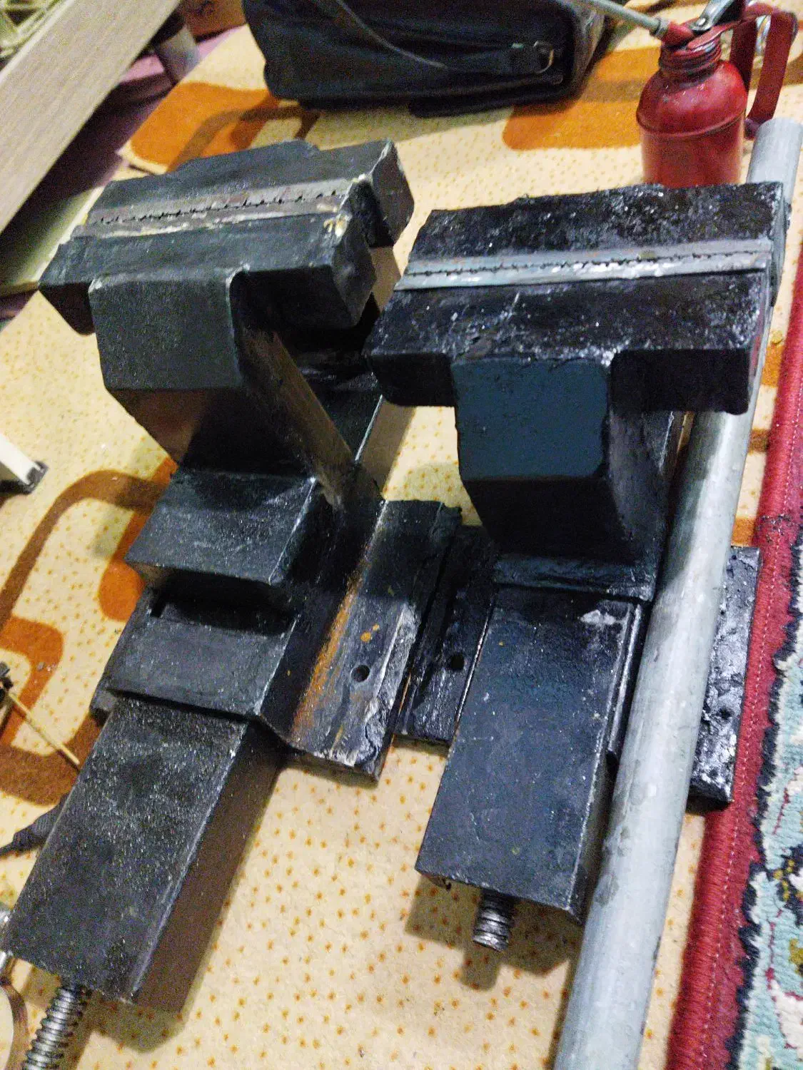 گیره رومیزی 160فولادی حراج|ابزارآلات|اهواز, منبع اب|دیوار