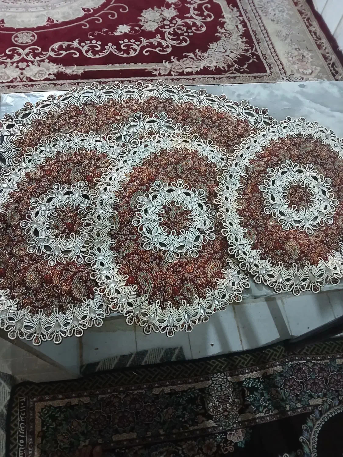 رومیزی روعسلی|پرده، رانر، رومیزی|شهرکرد, |دیوار