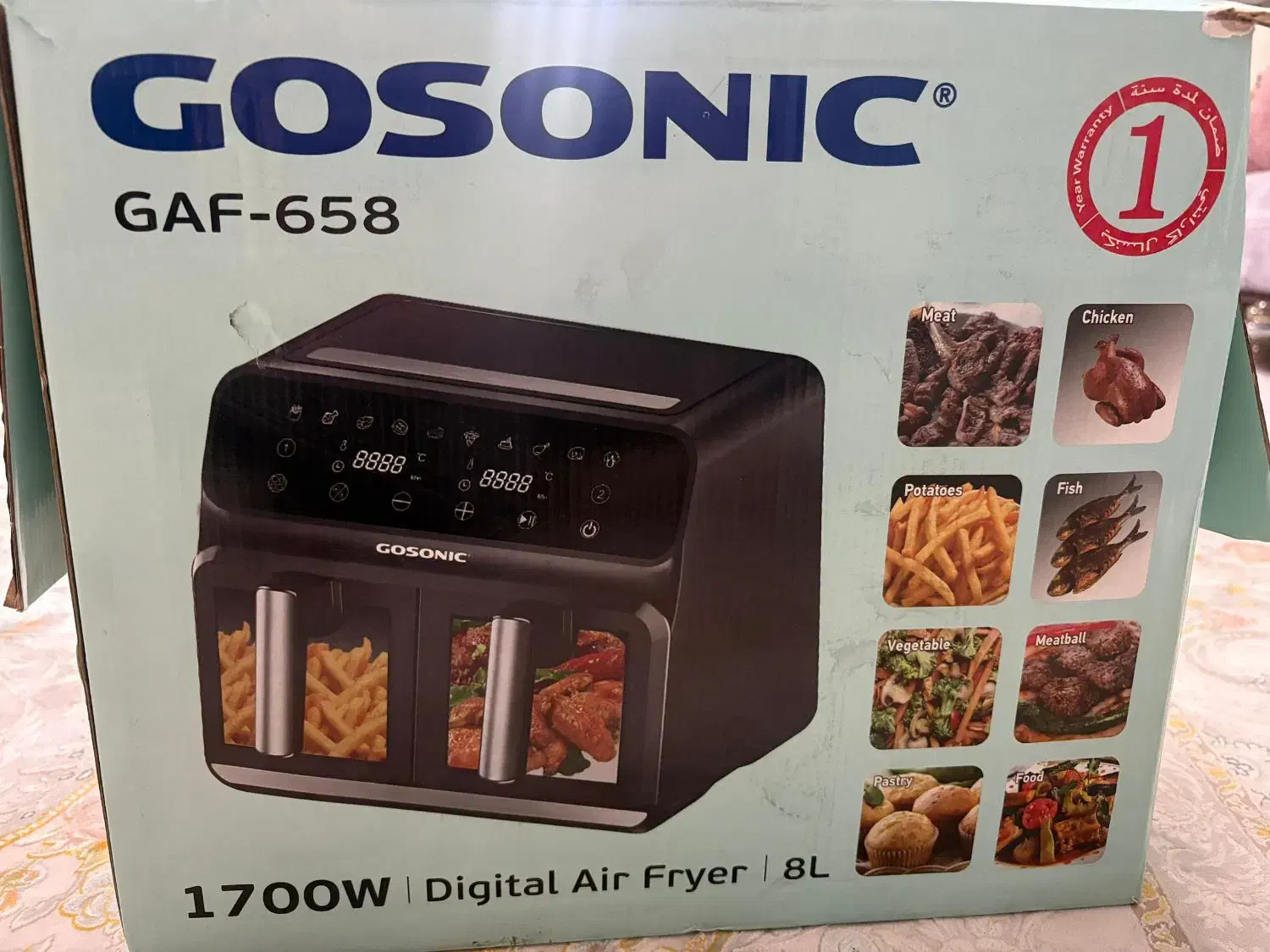 سرخ کن گاسونیک|اجاق گاز و لوازم برقی پخت‌وپز|باغستان, |دیوار