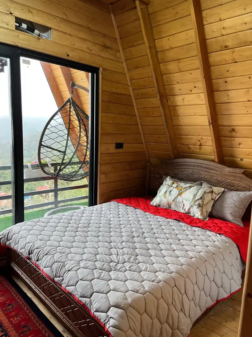 کلبه دوخوابه جکوزی باتراس قاسم نژاد۲|اجارهٔ کوتاه‌مدت ویلا و باغ|چابکسر, |دیوار