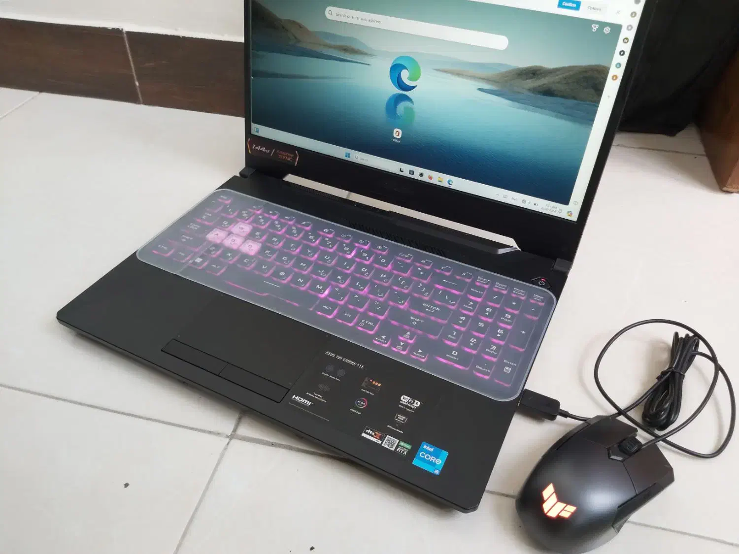 لپ تاپ ایسوس گیمینگ TUF در حد نو|رایانه همراه|کرج, گلشهر|دیوار