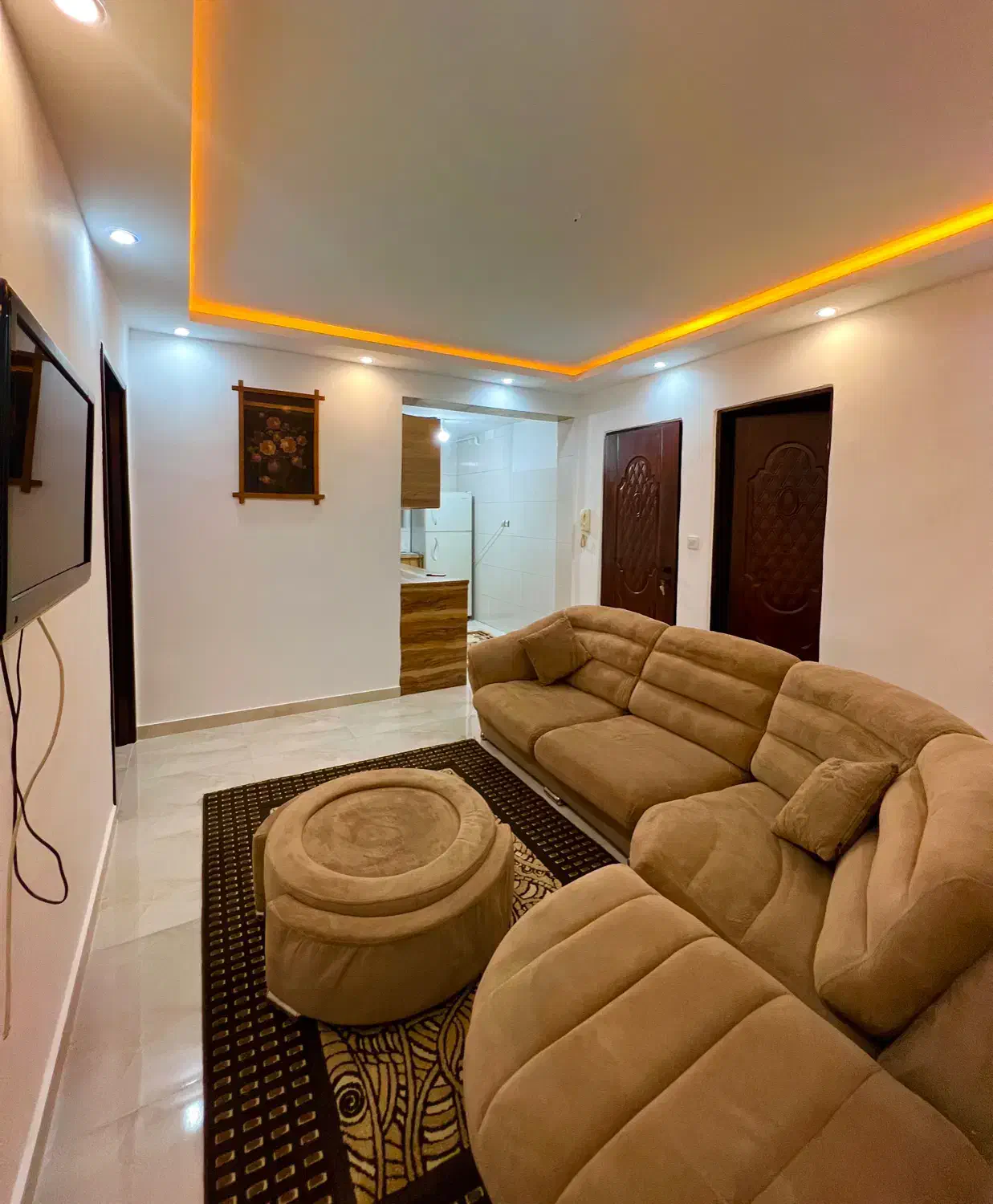 اجاره تک خواب شیک و نوساز|اجارهٔ کوتاهمدت ویلا و باغ|بندر انزلی, میان پشته|دیوار