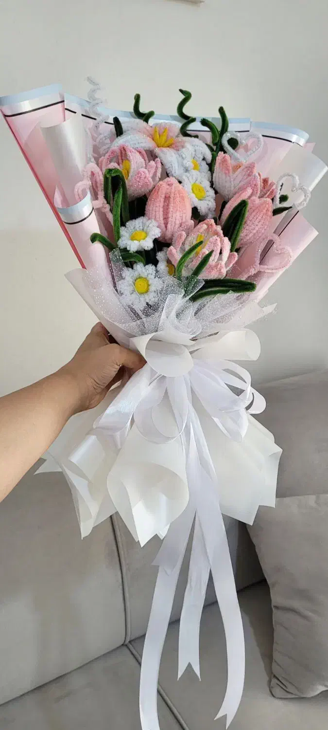 دسته گل روز زن،روز مادر|گل مصنوعی|بندرعباس, |دیوار