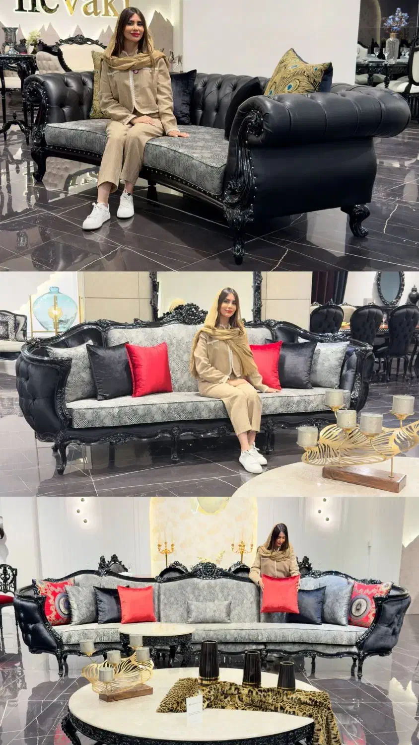 مبل امپریال سبک نئوکلاسیک مدل چهره سلطنتی جدید2025|مبلمان خانگی و میز عسلی|کرج, عظیمیه|دیوار