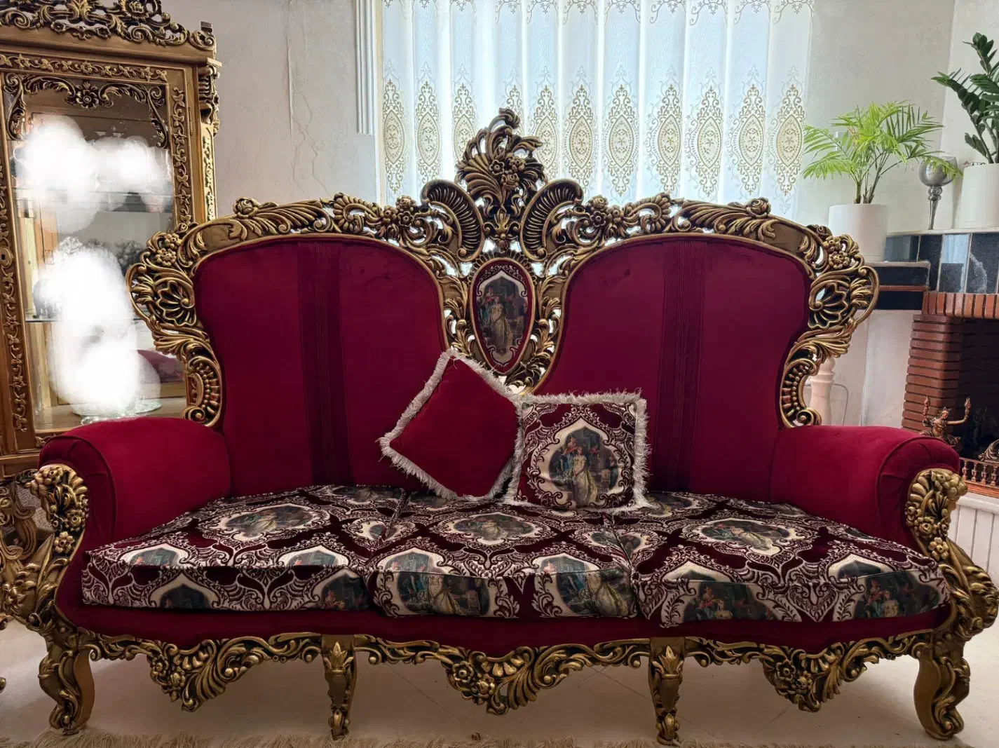 مبلمان سلطنتی ۱۲ نفره|مبلمان خانگی و میز عسلی|بوشهر, |دیوار