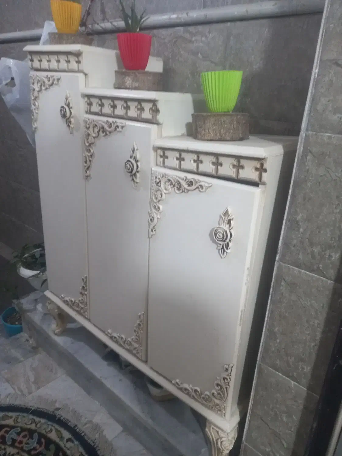 آیینه و کنسول و میزتلویزیون و بوفه..|بوفه، ویترین، کنسول|ساری, |دیوار