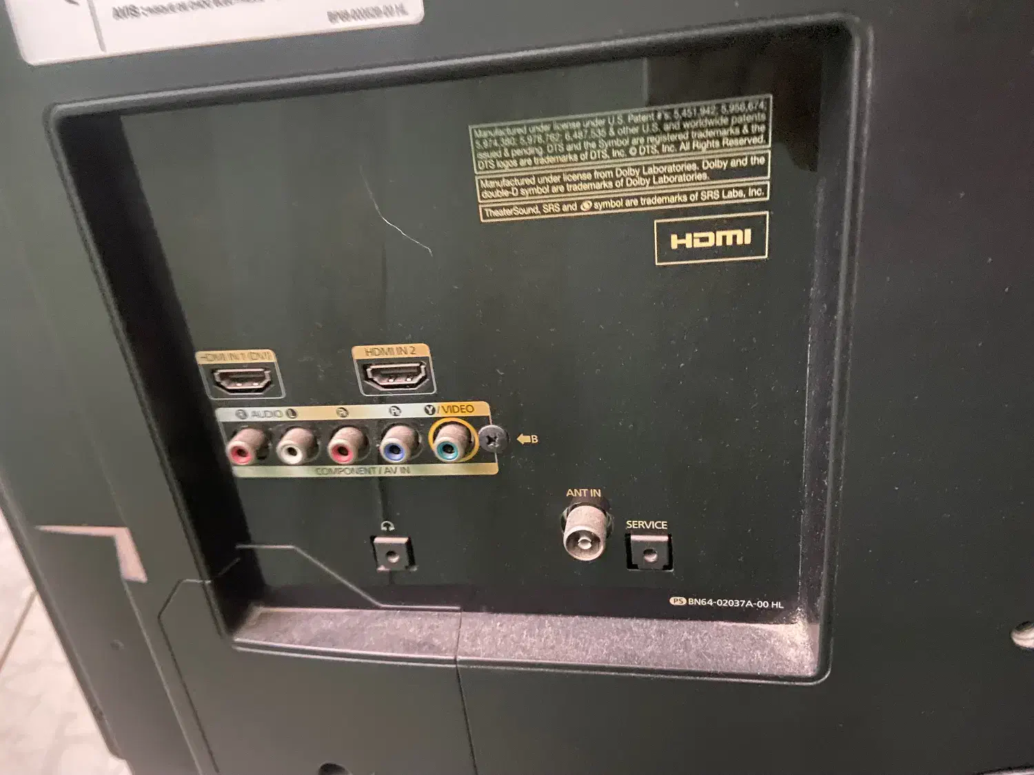 تلویزیون ال ای دی ۴۰ اینچ سامسونگ در حد نو|تلویزیون و پروژکتور|مشهد, فلسطین|دیوار