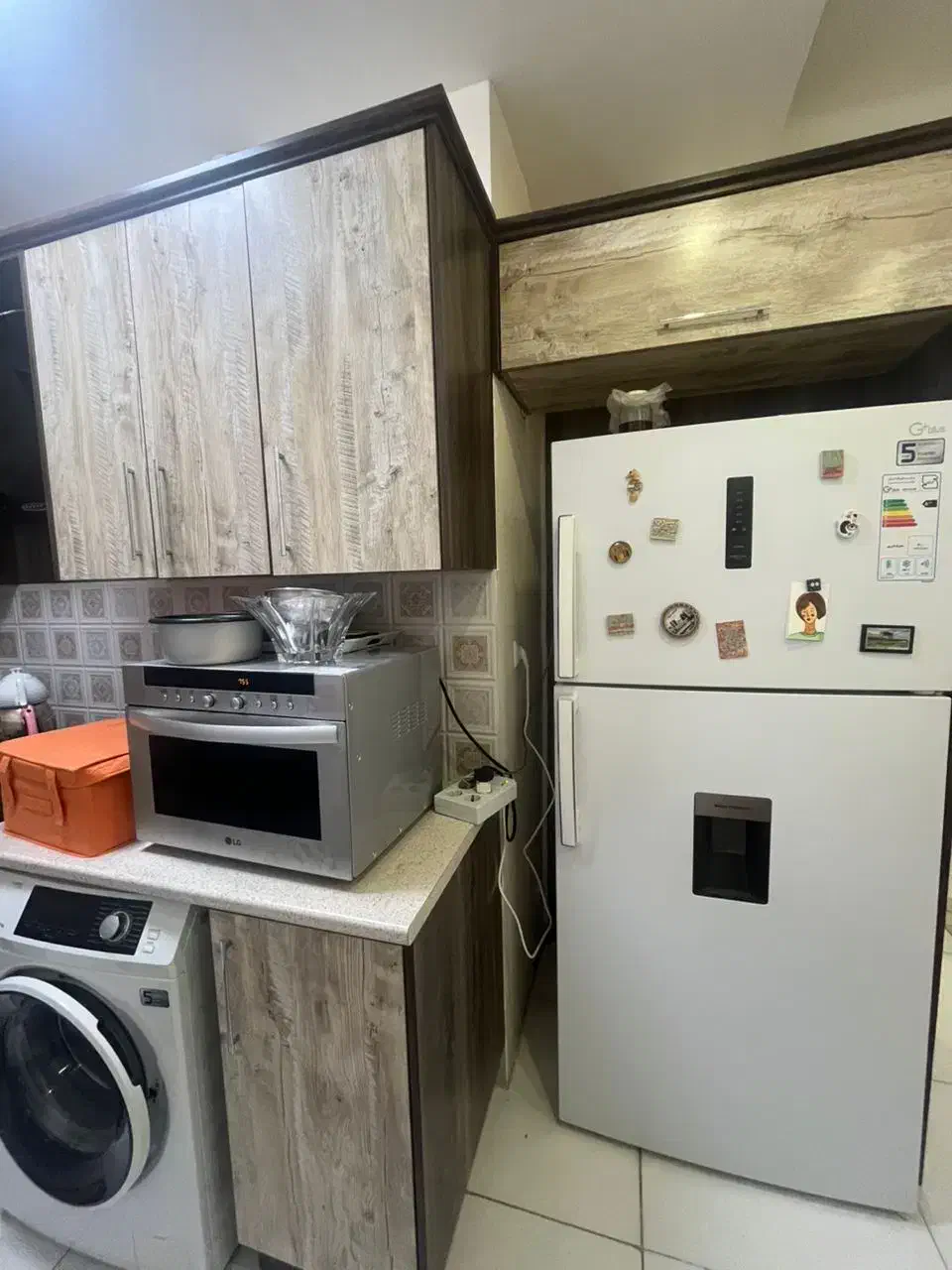 8 متر کابینت سینک+ شیر+ گاز+ هود|آبچکان و نظمدهنده ظروف|رشت, رودبارتان|دیوار