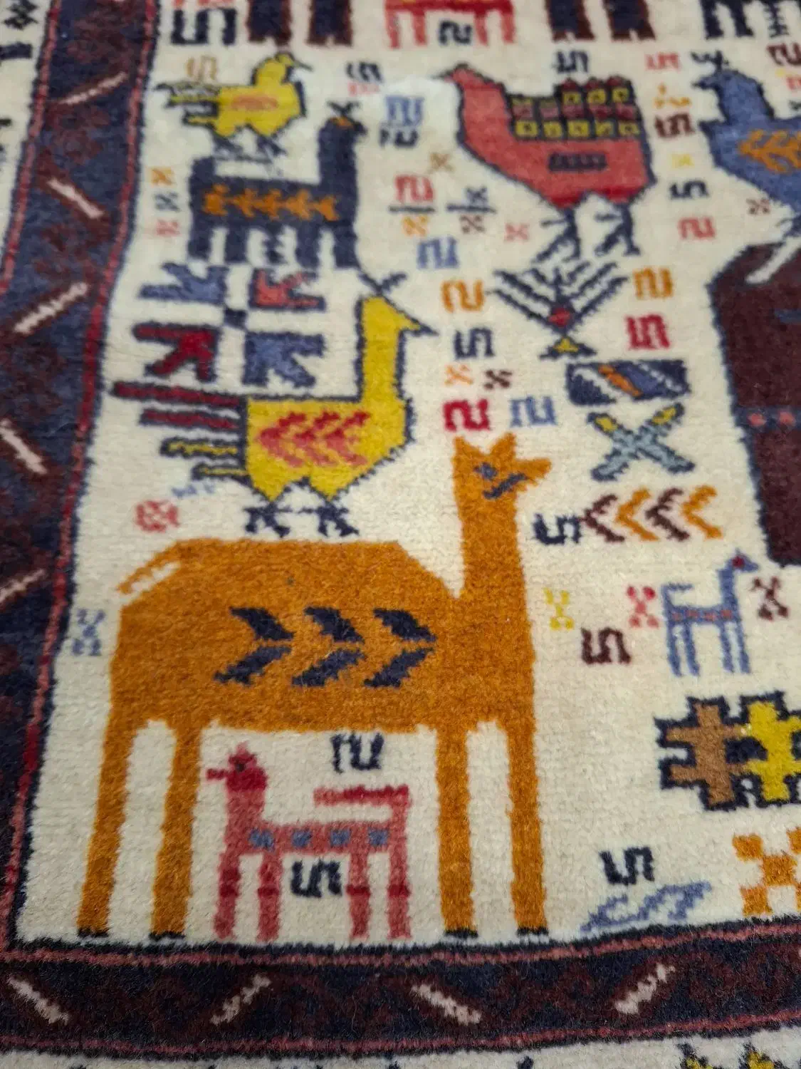 قالیچه آنتیک دستباف|فرش|تهران, حر|دیوار