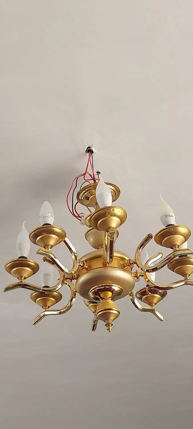 یک جفت لوستر|لوستر و چراغ آویز|کرمانشاه, |دیوار