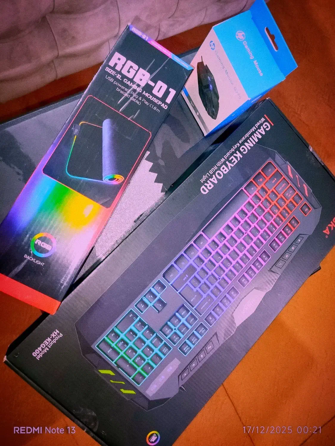 ماوسRGB- کیبوردRGB- ماوس پدRGB|قطعات و لوازم جانبی رایانه|قم, قلعه کامکار|دیوار