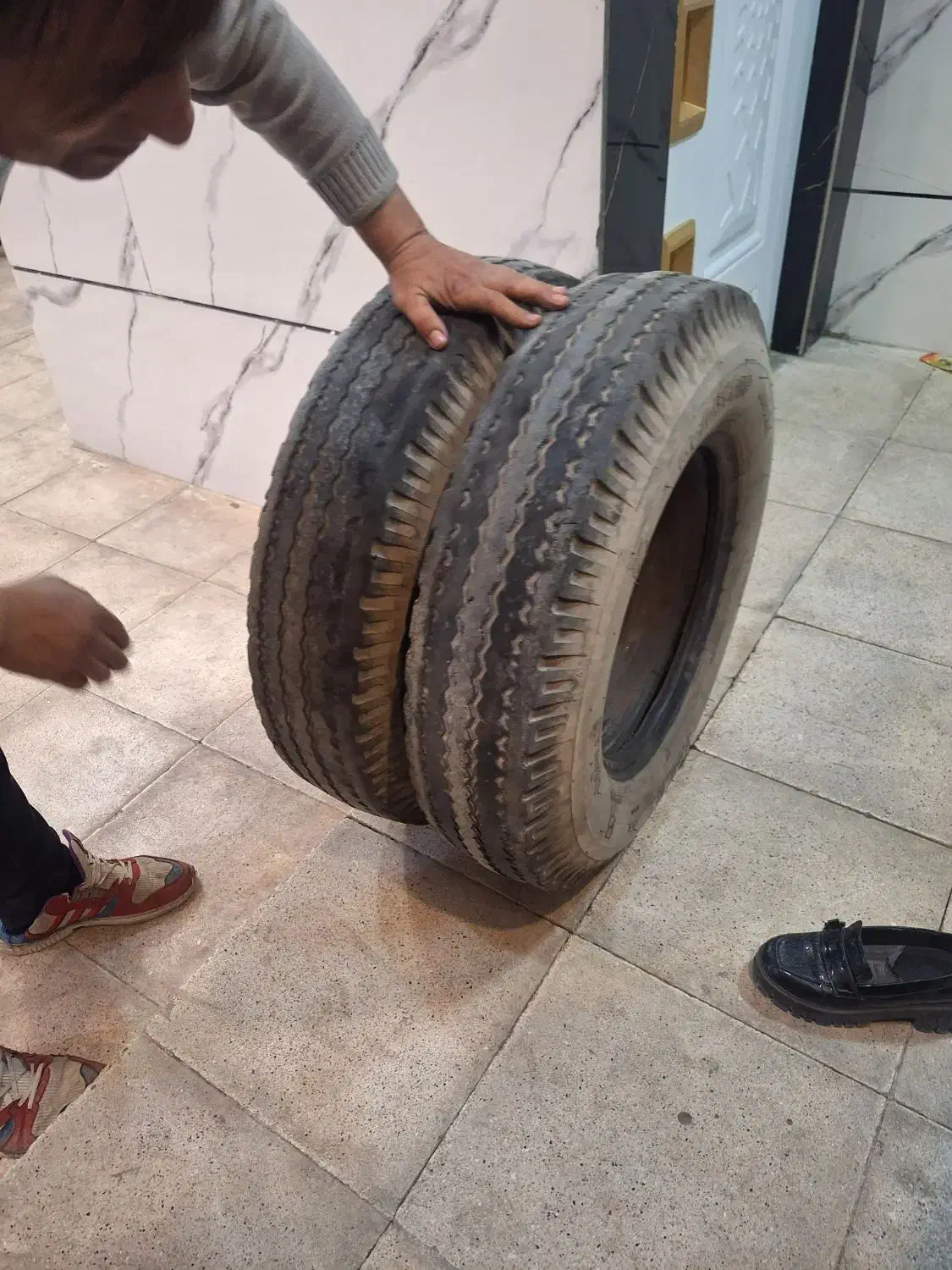 لاستیک نیسان تیوپ بدون زدگی با نوار|قطعات یدکی و لوازم جانبی|پاکدشت, خاتون آباد|دیوار