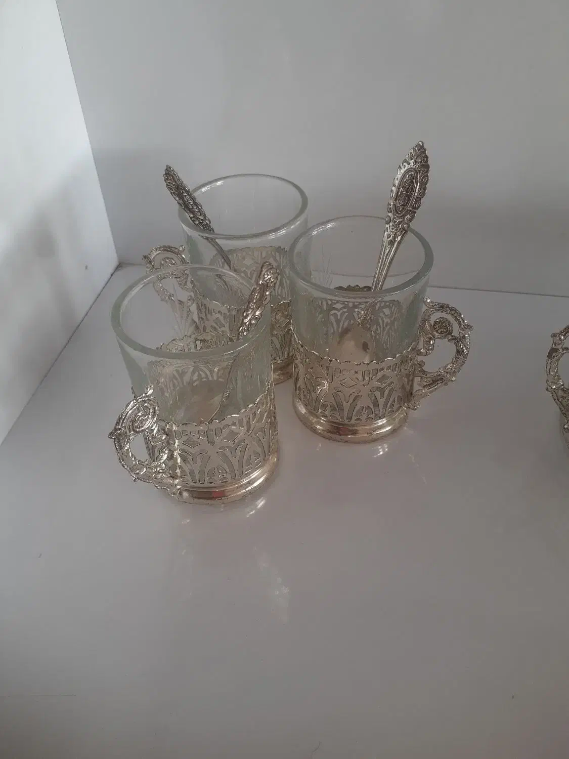 قهوه خوری عتیقه برنجی سیلور|کلکسیون اشیاء عتیقه|تبریز, |دیوار