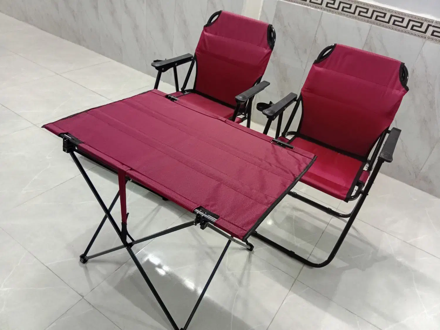 صندلی کمپینگ ۲ نفره + میز + کاور + صندلی تخت شو|کوهنوردی و کمپینگ|شهریار, شهریار|دیوار